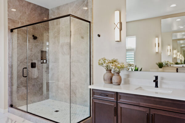 Gardeners Enclave Ocotillo primary bath shower