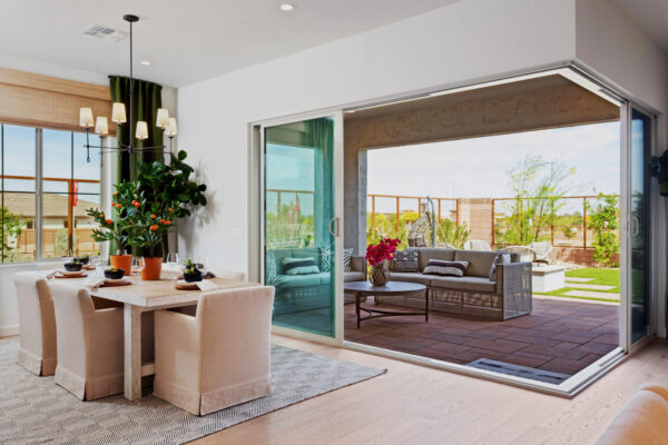 Gardeners Enclave Ocotillo dining to patio