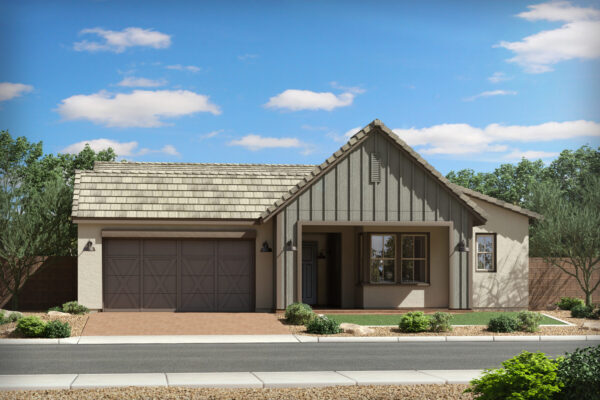 Gardeners Enclave Agave floor plan urban farmhouse elevation