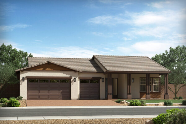 Gardeners Enclave Marigold floor plan new ranch elevation