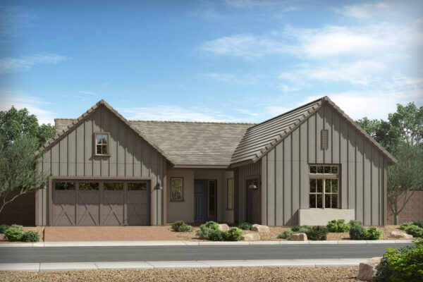Gardener's Enclave Yucca plan Urban Farmhouse Elevation