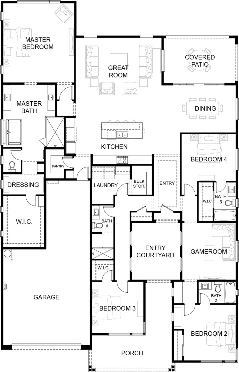 Gardeners Enclave new homes Phoenix Ocotillo floor plan