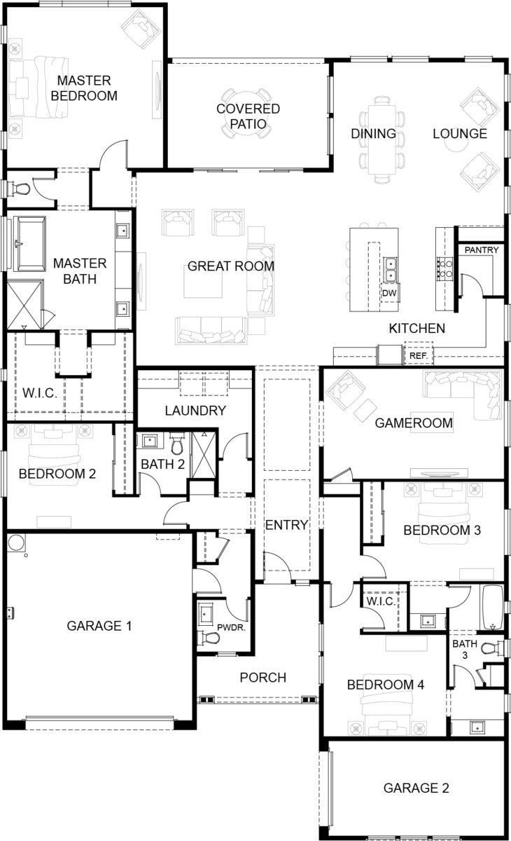 Gardeners Enclave Phoenix New Home Yucca Floor Plan