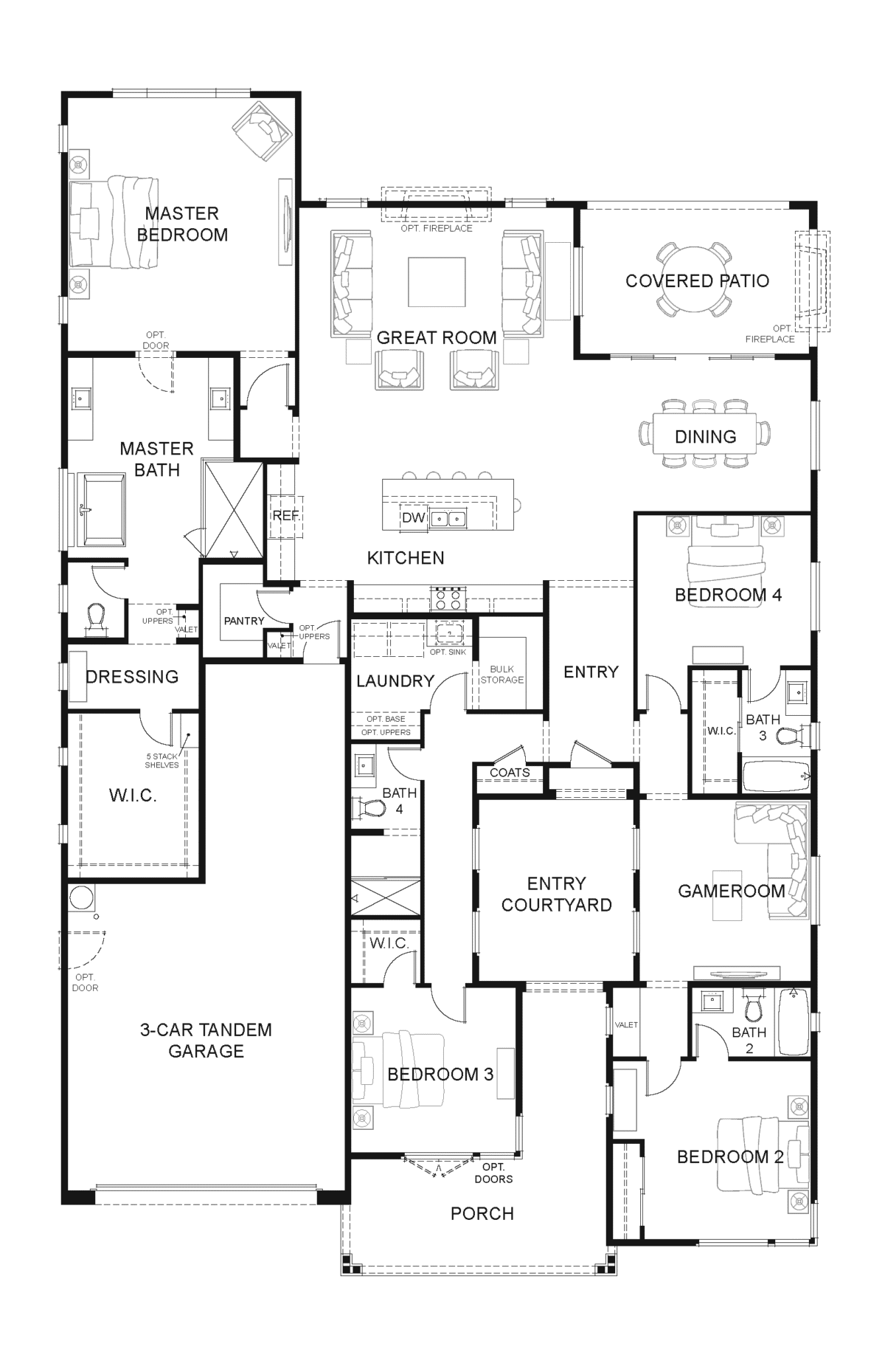 Preakness Estates new homes cave creek Secretariat floor plan