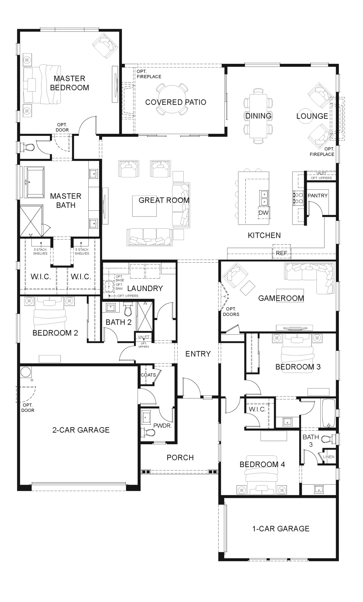 Preakness Estates New Homes Cave Creek Silver Charm floor plan