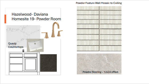 Homesite #19 Daviana Powder room