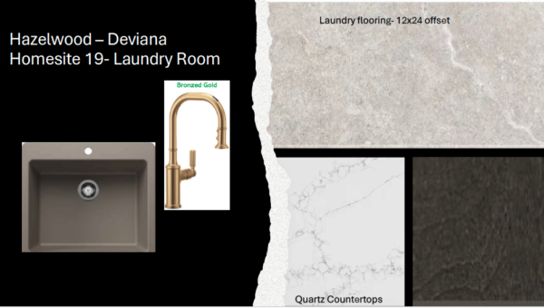 Homesite #19 Daviana Laundry room