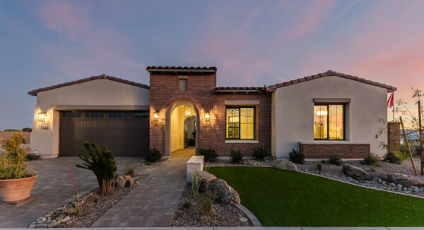 Hazelwood Model--Willamette Floor Plan in Spanish Hacienda elevation style