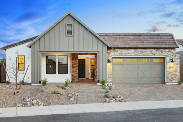 Hazelwood Barcelona floor plan Urban Farmhouse elevation Front Exterior