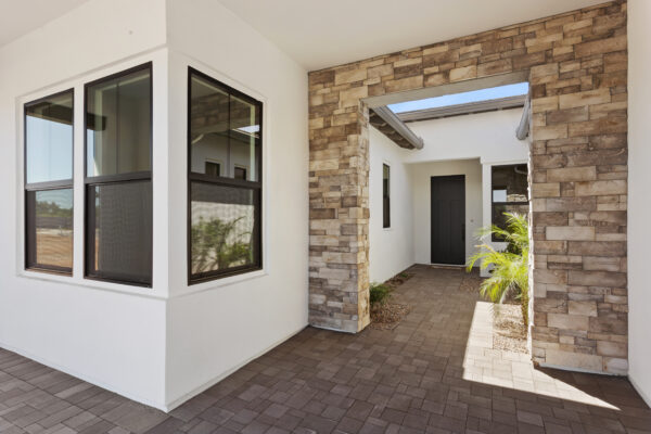 Hazelwood homesite 19 Daviana Urban Farmhouse front entry