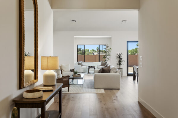 Hazelwood homesite 20 Barcelona Urban Farmhouse front entry interior