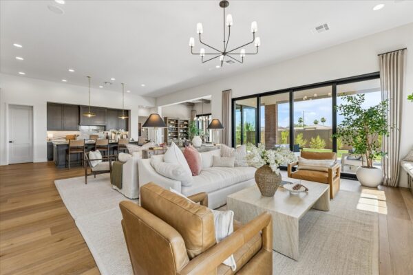 Hazelwood great room, Willamette floor plan