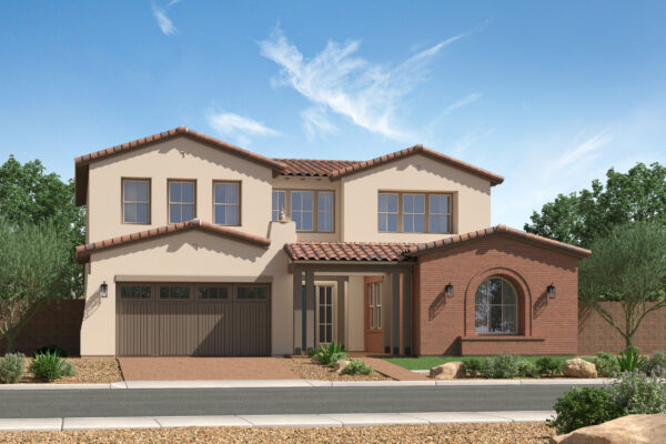 Heartfield Yorkshire two-story home with Spanish Hacienda elevation style