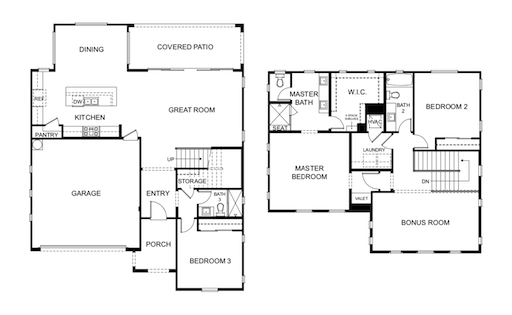 Madison Park Hamilton Floorplan, Keystone House Floor Plans