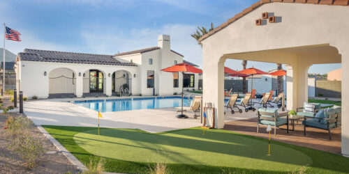 The Havenly Fountain Hills Clubhouse pool area